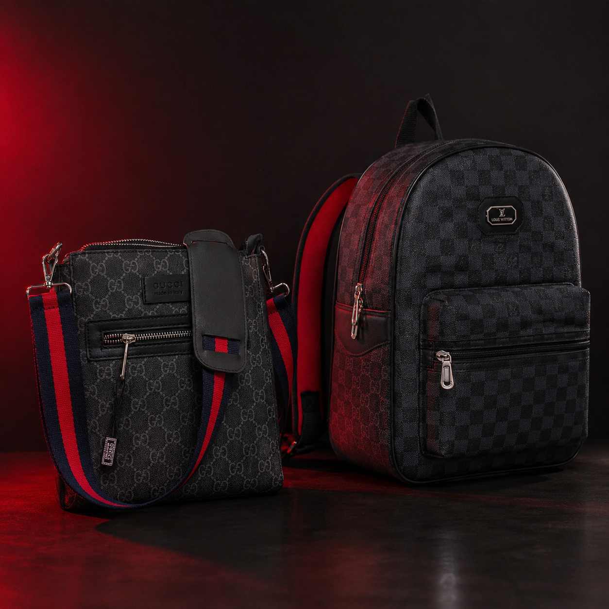 Mochila e bag streetwear pretas